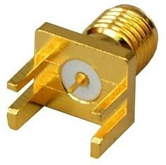 142-9701-811, RF Connectors / Coaxial Connectors SMA END LAUNCH JCK