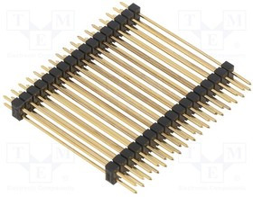 SIB-107-02-F-S-LC, SIB Series Straight PCB Header, 7 Contact(s), 2.54mm Pitch, 1 Row(s), Shrouded
