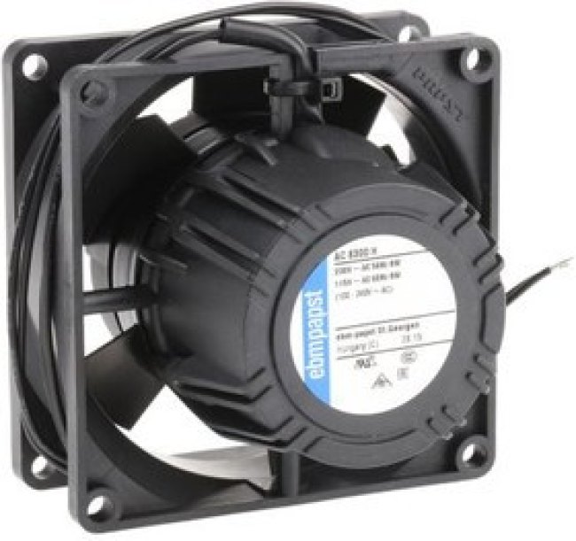 AC8300H, AC Axial Fan, серия AC8300H, IP20, 115V / 230V, Square, 80 мм, 32 мм, Качения, 47.1 фут³/ми