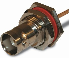 112522, RF Connectors / Coaxial Connectors BNC BULKHEAD JACK RG178/196-50 OHM