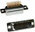 180-M15-113R911, 180 15 Way Through Hole D-sub Connector Plug, 2.29mm Pitch, with 4-40 Spacer/Board Lock