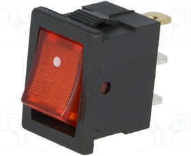 RSSM101A2C2RD, ROCKER; SPST; Pos: 2; ON-OFF; 3A/250VAC; red; neon lamp; 35m?; RSC07 RSSM101A2C2RD, ROCKER; SPST; Pos: 2; ON-OFF; 3A/250VAC; red; neon lamp; 35m?; RSC07
