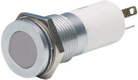 Q8F8GZZRYG02E, LED Indicator Green / Red / Yellow 8mm 2V IP67