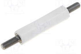 TMM-4X25/DR4186, Изоляционная втулка, M4, Расст.меж.платами 25мм, Ключ 8мм