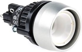 14-131.0252 + 704.600.1, 14 Series Illuminated Push Button Switch, Momentary, Panel Mount, 22.5mm Cutout, SPDT, 250V ac, IP67