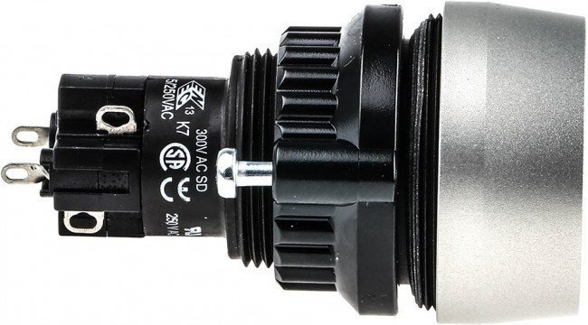 14-131.0252 + 704.600.1, 14 Series Illuminated Push Button Switch, Momentary, Panel Mount, 22.5mm Cutout, SPDT, 250V ac, IP67