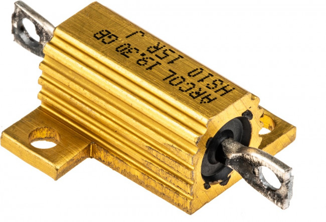 HS10-15RJ, Резистор: проволочный, с радиатором, винтами, 15Ом, 10Вт, ±5%