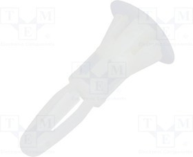 DR8G820V40896, Втулка дистанцирующая, полиамид, Дл 4,8мм, защелка / защелка