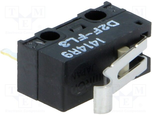 D2F-FL3, Basic / Snap Action Switches Subminiature Basic Switch