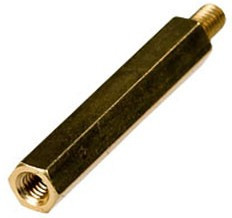 PCHSN-32, стойка для печатной платы латунная М3 шестигранная (L-KLS8-DBL-M3-E4.7-L32)