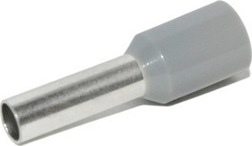 Штыревой втулочный изолированный наконечник KTE 4-10V 4мм2/L=10мм/Серый 104010V
