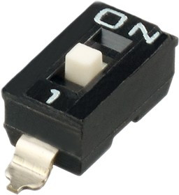 IKD0103101, 1 Way Surface Mount DIP Switch SPST, Raised Actuator Slide Actuator