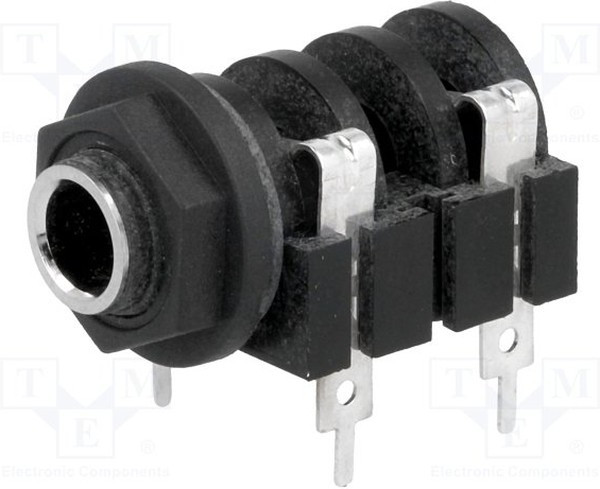 ACJM-PC, Phone Connectors 1/4"Combination HOR CHASSIS CONN .