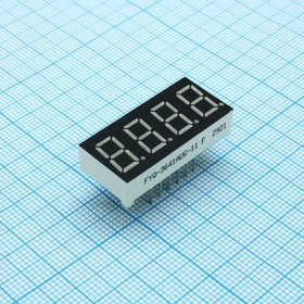 FYQ-3641AUG-11, 9.2mm OK Зелёный 30-80mcd