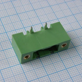 2EDGRM-7.62- 02P-14-00A(H), Разъемный клеммный блок на плату, 2 контактов. Серия 2EDGRM-7.62