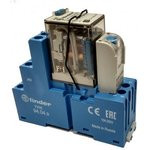 94.04.9SMA, Розетка для реле 55.34, 55.32, 85.02, 85.04 и модулей 99.02, 86.30 с раздельными контакт