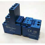 94.04.9SMA, Розетка для реле 55.34, 55.32, 85.02, 85.04 и модулей 99.02, 86.30 с раздельными контакт