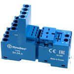 94.04.9SMA, Розетка для реле 55.34, 55.32, 85.02, 85.04 и модулей 99.02, 86.30 с раздельными контакт