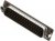 L717SDDH50POL2RM8C309, D-Sub Standard Connectors 50P Sz D Std Density Pin Strt PCB 30u