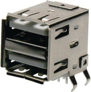 61400826021, USB Connector, Receptacle, USB-A 2.0, Right Angle, Positions - 8 61400826021, USB Connector, Receptacle, USB-A 2.0, Right Angle, Positions - 8