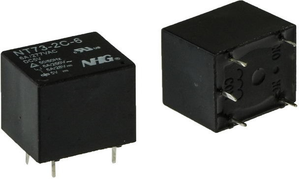 NT73-2-C-S-15-DC12V-0.36, Силовое реле 15А одна контактная группа-два направления катушка 12В 0.36Вт