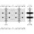 Кабельный блок полиамидный, 12-32 мм для 4-х кабелей Unifix-IM-4x12-32