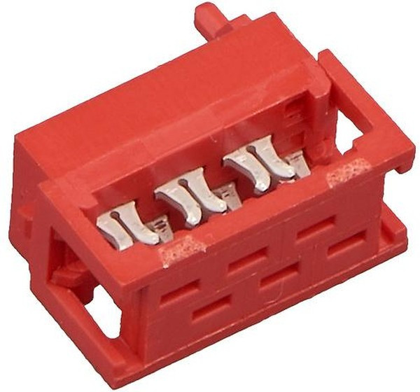 215083-4, Conn IDC Connector M 4 POS 1.27mm IDT RA Cable Mount T/R