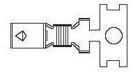 1123721-1 (Cut Strip), Heavy Duty Power Connectors EP CONN REC CONTACT Cut Strip of 100