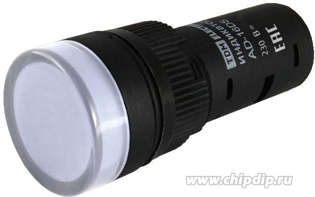Лампа AD-16DS(LED)матрица d16мм белый 230В АС TDM