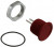 1241.2350, Pushbutton Switches PSE SWITCH M16 PINS RED PLASTIC