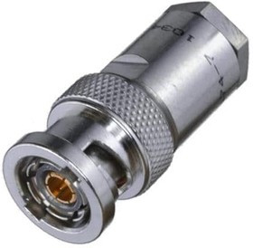 PL74-7, RF Connectors / Coaxial Connectors TRB Strt Plug for TRC-50-2 Cable 2-lug