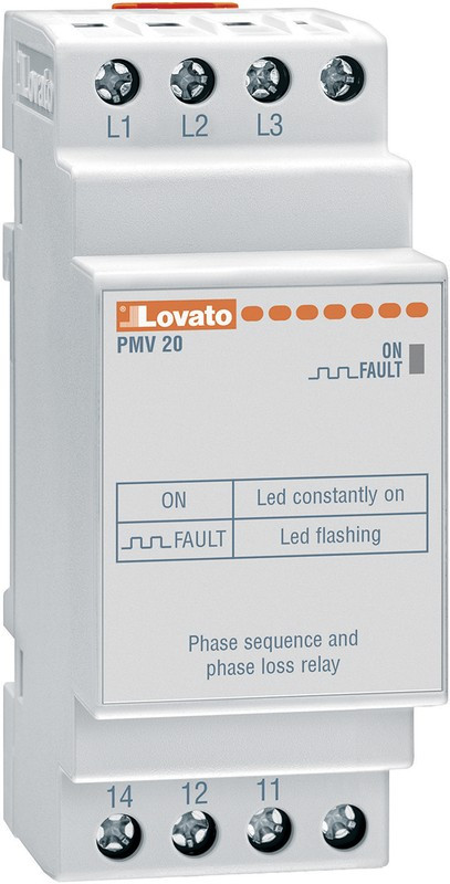 PMV20A240, Voltage Monitoring Relay, 3 Phase, SPDT, Maximum of 400V ac, DIN Rail