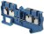 Through terminal block, push-in connection, 0.14-4.0 mm², 4 pole, 24 A, 8 kV, blue, 3209581 Through terminal block, push-in connection, 0.14-4.0 mm², 4 pole, 24 A, 8 kV, blue, 3209581