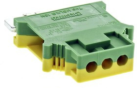 0443023, 2-Way USLKG 16 N Earth Terminal Block, 12 4 AWG Wire, Screw Down, Polyamide Housing, ATEX