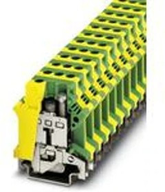 0443023, 2-Way USLKG 16 N Earth Terminal Block, 12 4 AWG Wire, Screw Down, Polyamide Housing, ATEX