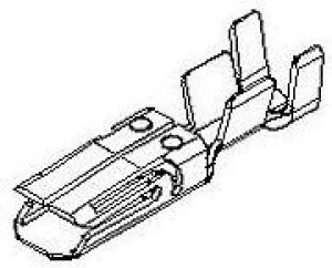 94518-0101, Headers &amp; Wire Housings HNF FEM TERM BRS TIN EM TERM BRS TIN 05-