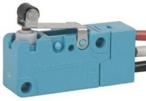 ABV1615603R, Micro Switch ABV, 3A, 1CO, 2.16N, Short Roller Lever