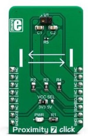 MIKROE-3330, Proximity 7 Click for ADPS9930 MIKROE-3330, Proximity 7 Click for ADPS9930