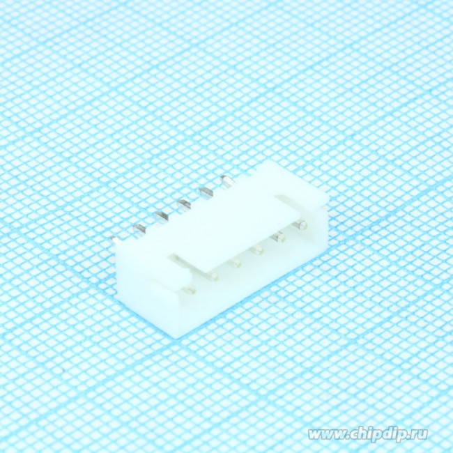 B6B-XH-A, Вилка прямая на плату 2.5мм