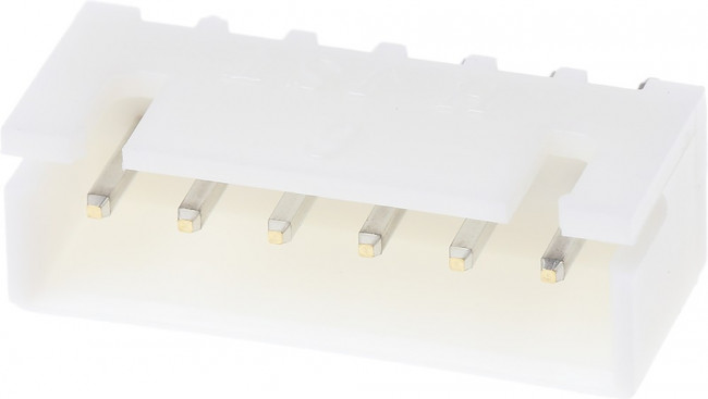 B6B-XH-A, Вилка прямая на плату 2.5мм