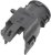 34951-0811, Automotive Connectors MX150 2X4 RCPT BACKSHELL W/ RIB