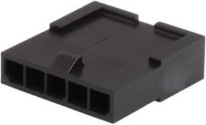 43640-0501, Корпус разъема, однорядный, Серия Micro-Fit 3.0, Штекер, 5 вывод(-ов), 3 мм 43640-0501, Корпус разъема, однорядный, Серия Micro-Fit 3.0, Штекер, 5 вывод(-ов), 3 мм