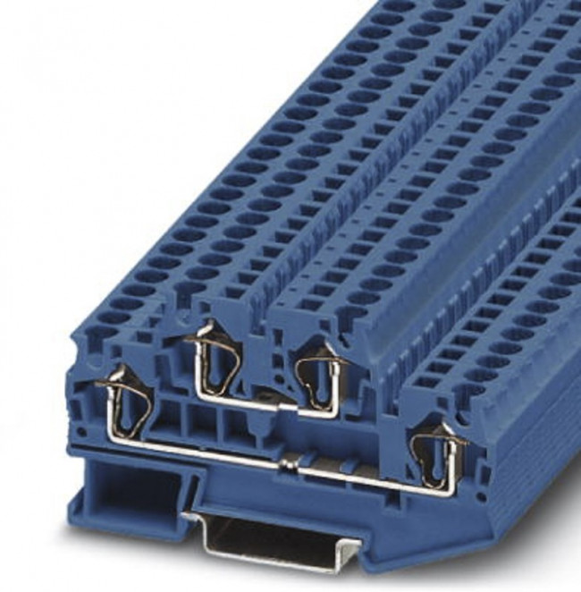 3031432, DIN Rail Terminal Blocks STTB 4 BU