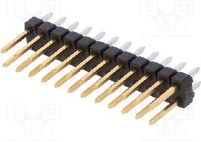 MX-90131-0772, Штыревая планка, штыревой, C-Grid III, "папа", PIN: 24, прямой, THT