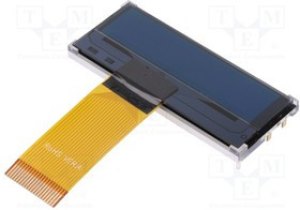 DEM16230SBH-PW-N, Дисплей LCD, алфавитно-цифровой, COG,STN Negative, 16x2, LED