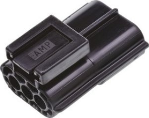 344271-1, Econoseal III 070 Female Connector Housing, 4.8mm Pitch, 3 Way, 1 Row