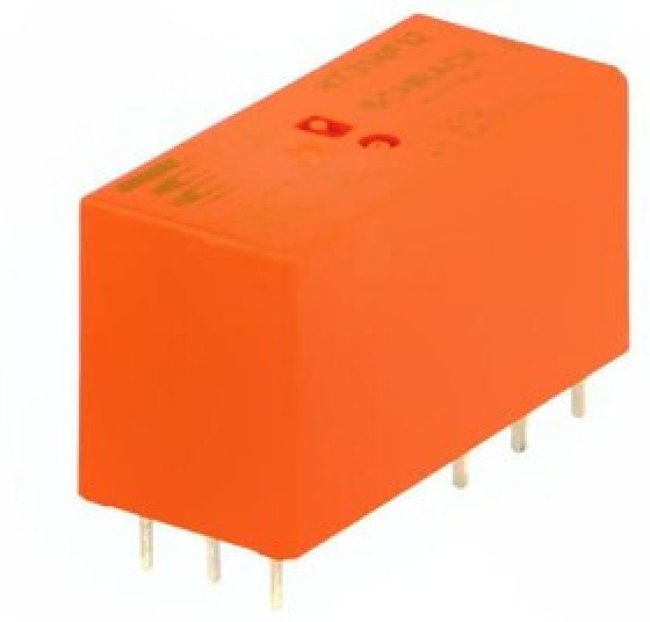 RT314F12, Реле: электромагнитное, SPDT, Uобмотки: 12ВDC, 16A/250ВAC, THT
