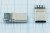 Разъем USB вилка, тип C 3.1, контакты на кабель, USB3.1TYPE-C 24PM-024