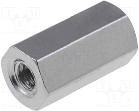 TFF-M2X8/DR111, Дистанцирующая стойка с резьбой, 8мм, Внутр.резьба: M2, латунь