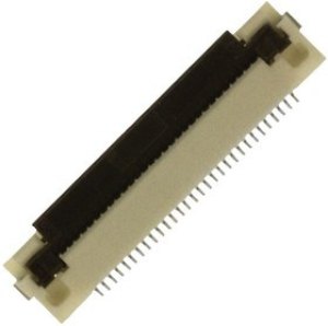 52892-2433, FFC / FPC разъем, R/A, 0.5 мм, 24 контакт(-ов), Гнездо, Easy-On 52892 Series, Поверхностный Монтаж